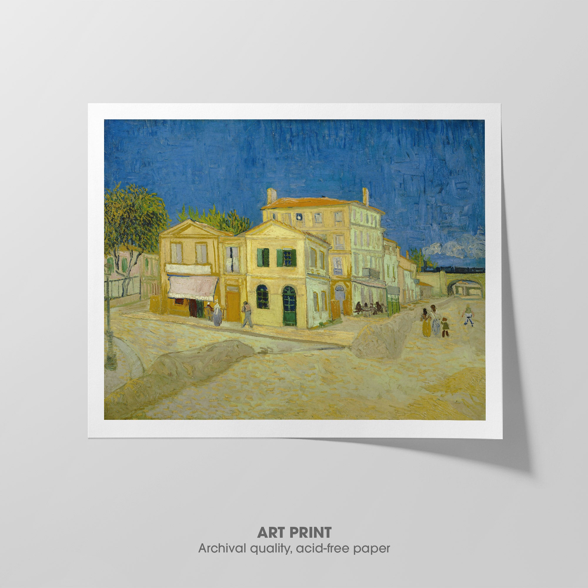 The Yellow House ☰ Van Gogh ☶ Art Print